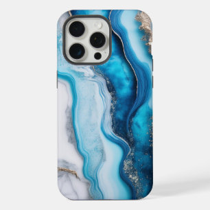Blauwe Rivier Marmer iPhone 15 Pro Max Case