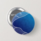 blauwe rivier ronde button 5,7 cm (Voorkant /achterkant)