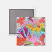 Blauwe riviermagneet magneet (Voorkant / Achterkant)
