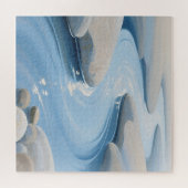 Blauwe Rivierstenen Legpuzzel (Horizontaal)