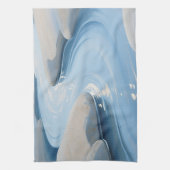 Blauwe Rivierstenen Theedoek (Verticaal)