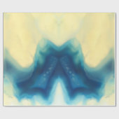 Blauwe roam Agate Geode Gemstone Crystal Patronen Cadeaupapier (Vlak)