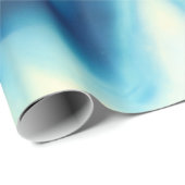 Blauwe roam Agate Geode Gemstone Crystal Patronen Cadeaupapier (Rol Hoek)