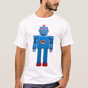 Blauwe robot 02 t-shirt