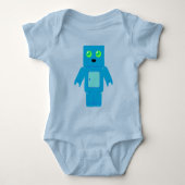 Blauwe robot romper (Voorkant)
