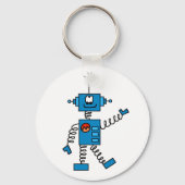 Blauwe robot sleutelhanger (Voorkant)