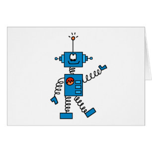 Blauwe robots en robots