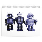 blauwe robots kalender (Hoes)