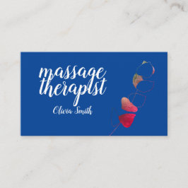 Blauwe rode elegant groene roestachtige roestachti visitekaartje