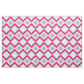 Blauwe rode en witte moderne afdrukverbinding stof (Yard (91,4 cm))