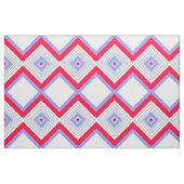 Blauwe rode en witte moderne afdrukverbinding stof (Fat Quarter)