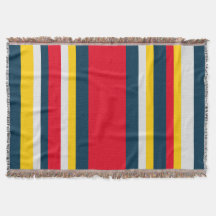 Blauwe rode gele strepen