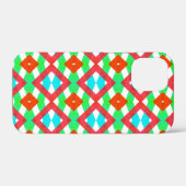 Blauwe, rode groene lente-/paasdiamant Case-Mate iPhone case (Achterkant (horizontaal))