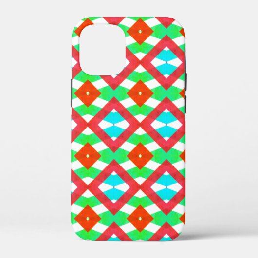 Blauwe, rode groene lente-/paasdiamant Case-Mate iPhone case (Achterkant)