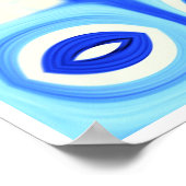 blauwe rode hond poster (Hoek)