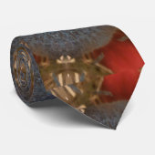 Blauwe rode kerstdecoratie Baubles Stropdas (Opgerold)