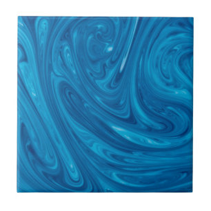 Blauwe rode marmer tegeltje