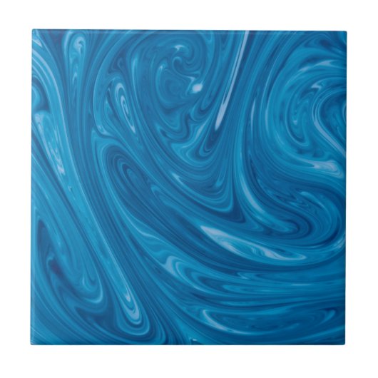 Blauwe rode marmer tegeltje (Voorkant)