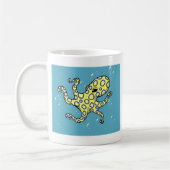 Blauwe rode octopus koffiemok (Links)