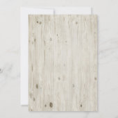 Blauwe & Rode Sterren & Strepen Rustiek | 4 juli Kaart (Achterkant)