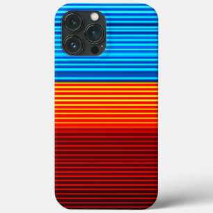 Blauwe rode strepen Case-Mate iPhone case