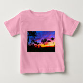 Blauwe Rode Zonnezon Exotische Hawaiian Beach Palm (Voorkant)