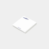 Blauwe roerroeiers, team voor watersport post-it® notes (Schuin)