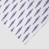 Blauwe roerroeiers, team voor watersport tissuepapier (Detail)