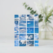 Blauwe rog briefkaart (Staand voorkant)