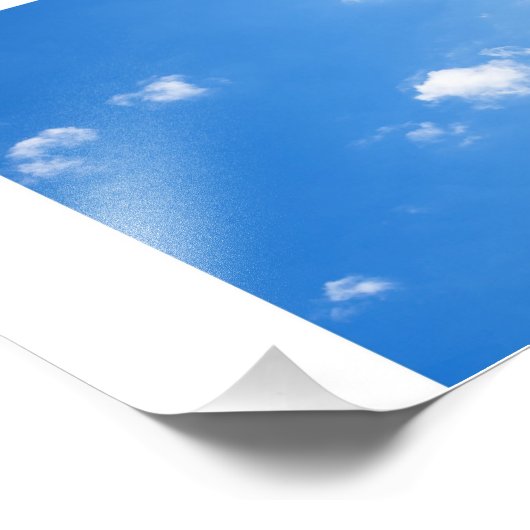 Blauwe rog foto afdruk (Hoek)