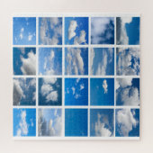 Blauwe rog legpuzzel (Horizontaal)