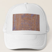 Blauwe rog trucker pet (Voorkant)