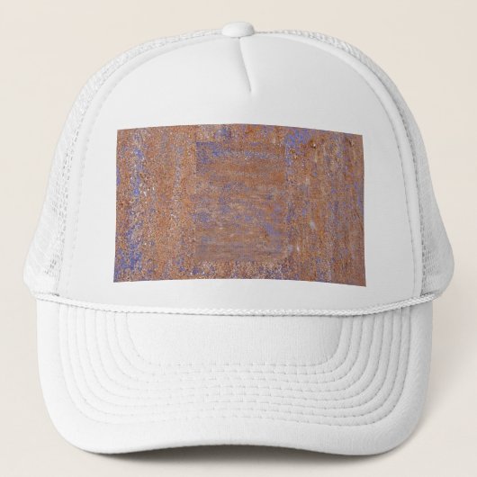 Blauwe rog trucker pet (Voorkant)