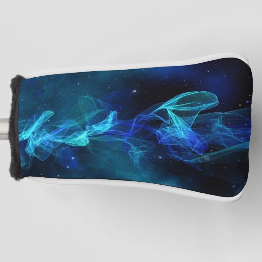 Blauwe roker golfheadcover (Voorkant)