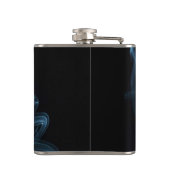 Blauwe roker heupfles (Achterkant)