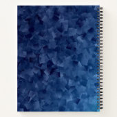 Blauwe Romantische poëzie Notitieboek (Achterkant)