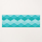 blauwe rombus yogamat (Voorkant (horizontaal))