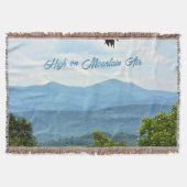 Blauwe rondtrekgebergten Fotografisch Deken (Voorkant)