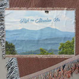 Blauwe rondtrekgebergten Fotografisch Deken