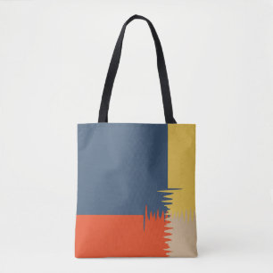 Blauwe roodgelkreeft tote bag