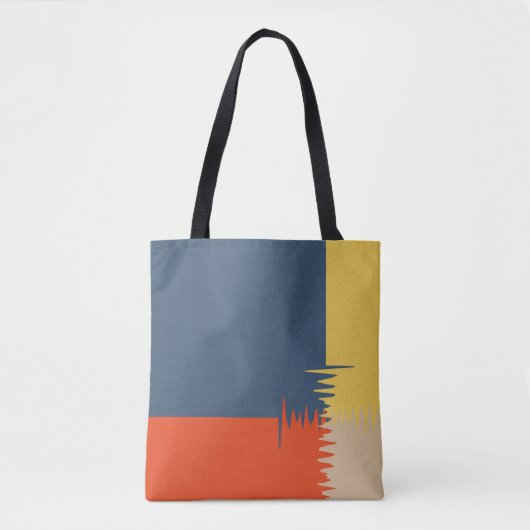 Blauwe roodgelkreeft tote bag (Voorkant)