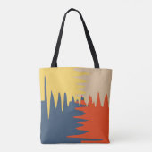 Blauwe roodgelkreeft tote bag (Achterkant)