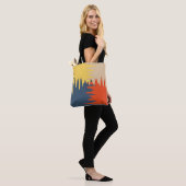 Blauwe roodgelkreeft tote bag (Op model)