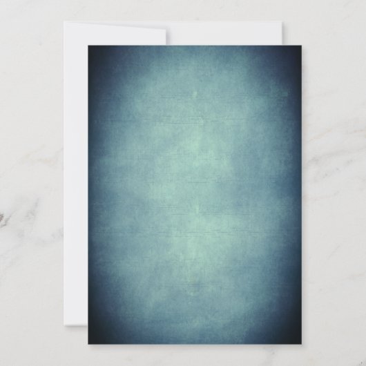 Blauwe roodkleurblok zoete zestien kaart (Achterkant)