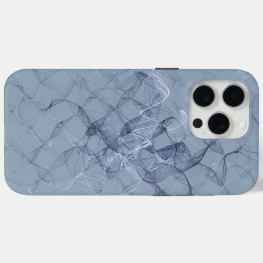 Blauwe Rook Case-Mate iPhone Case (Achterkant (horizontaal))