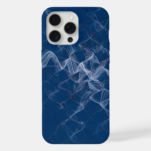 Blauwe Rook iPhone Hoesje (Achterkant)