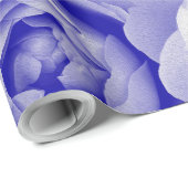 Blauwe roos cadeaupapier (Rol Hoek)