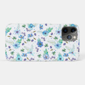 Blauwe roos Case-Mate iPhone case (Achterkant (horizontaal))