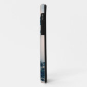 blauwe roos fractal Case-Mate iPhone case (Achterkant/links)