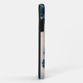 blauwe roos fractal Case-Mate iPhone case (Achterkant/rechts)